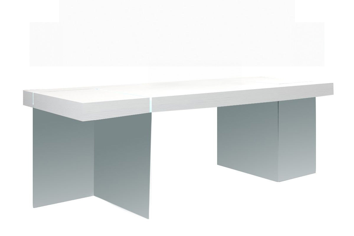 Cloud Dining Table in High Gloss | J&M Furniture - Canal Furniture