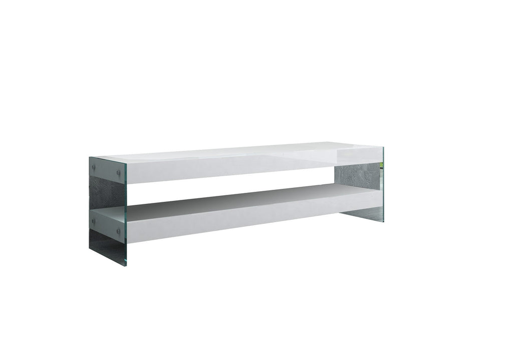 Cloud TV Base in High Gloss | J&M Furniture - Canal Furniture