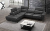 Davenport Modern Sectional in Slate Grey | J&M Furniture - Canal Furniture