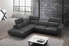 Davenport Modern Sectional in Slate Grey | J&M Furniture - Canal Furniture