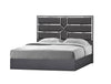 Da Vinci Bed in Charcoal - Canal Furniture