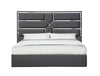 Da Vinci Bed in Charcoal - Canal Furniture