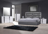 Da Vinci Bed in Charcoal - Canal Furniture