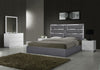 Da Vinci Bed in Charcoal - Canal Furniture