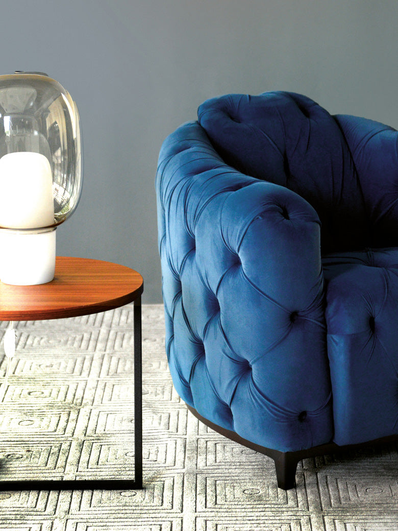 Deliziosa  Armchair in  Blue | J&M Furniture - Canal Furniture