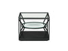 Elite Modern Coffee Table Fused Glass Nimbus Glass End Table 2094E | Elite Modern