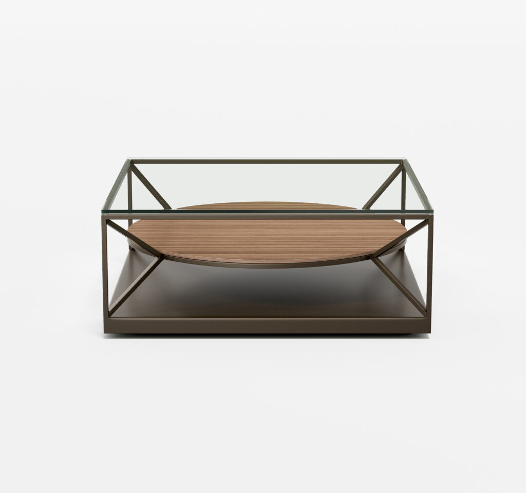 Elite Modern Coffee Table Nimbus Cocktail Wood Top Table 2094 | Elite Modern