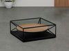 Elite Modern Coffee Table Nimbus Cocktail Wood Top Table 2094 | Elite Modern
