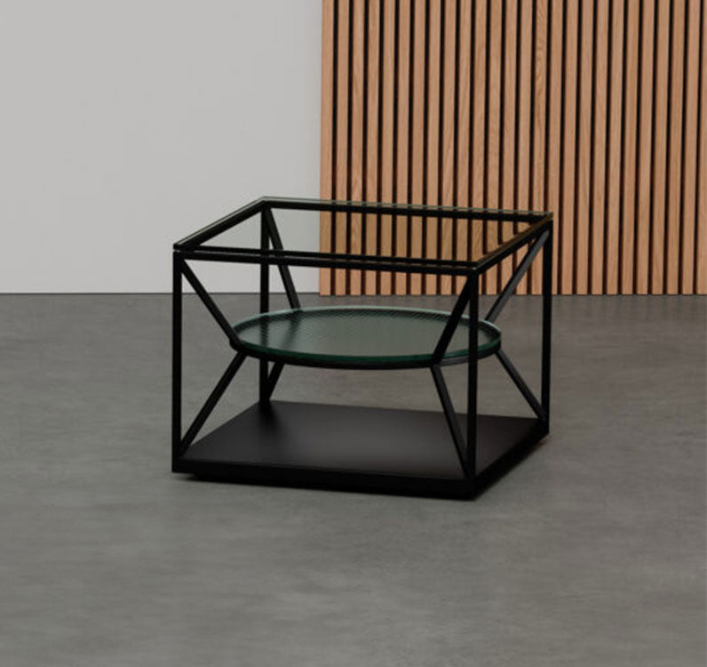 Elite Modern Coffee Table Nimbus Glass End Table 2094E | Elite Modern
