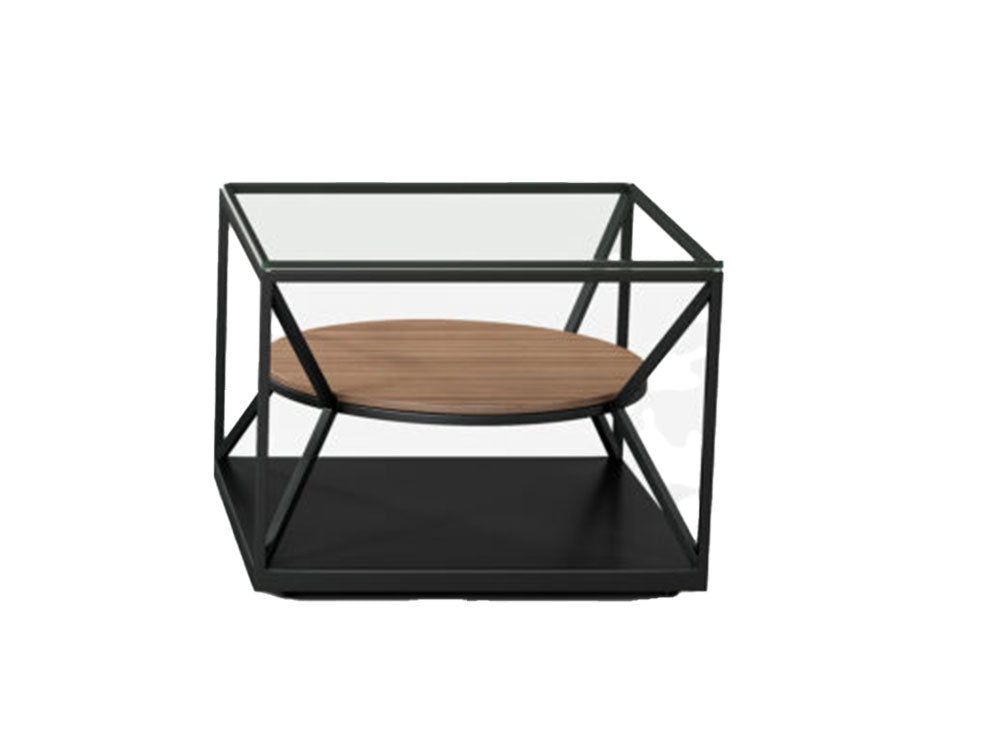 Elite Modern Coffee Table Nimbus Wood Top End Table 2094E | Elite Modern