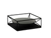 Elite Modern Coffee Table Shadow Glass Nimbus Cocktail Glass Top Table 2094 | Elite Modern