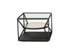 Elite Modern Coffee Table Shadow Glass Nimbus Glass End Table 2094E | Elite Modern