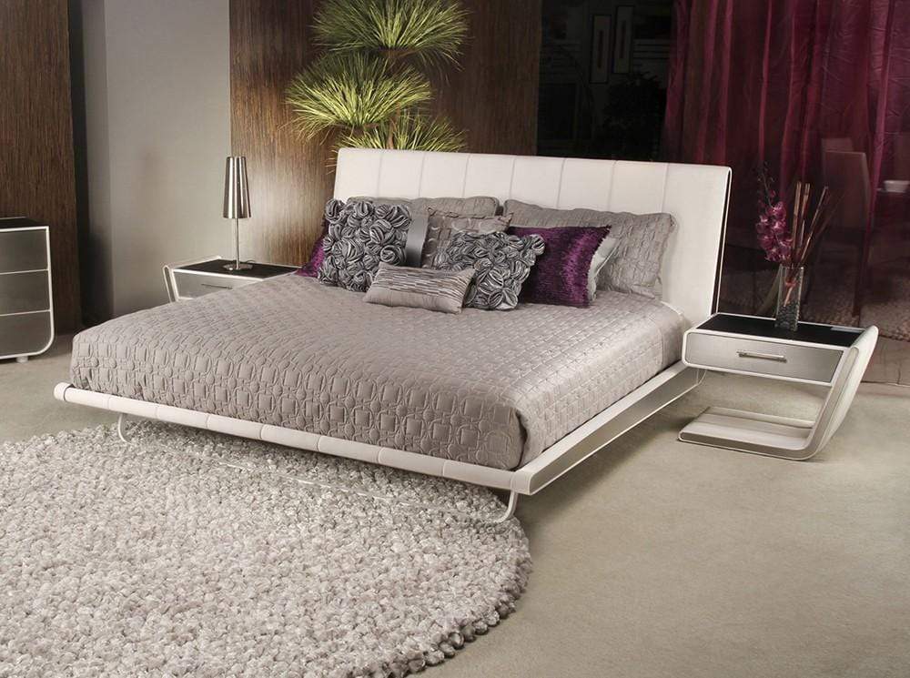 Elite Modern Nightstands Zina Nightstand Left Hand Facing 9017L-CP | Elite Modern