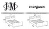 Evergreen Premium Bed | J&M Furniture - Canal Furniture