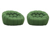 Fantasy Fabric Chair in Green - Canal Furniture