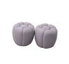 Fantasy Fabric Ottoman in Grey - Canal Furniture