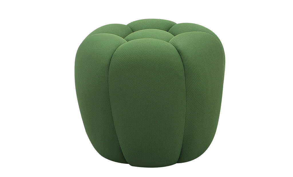 Fantasy Fabric Ottoman in Green - Canal Furniture