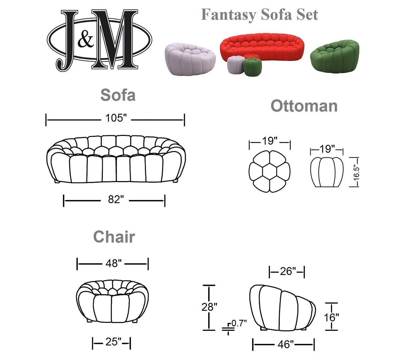 Fantasy Fabric Chair in Green - Canal Furniture