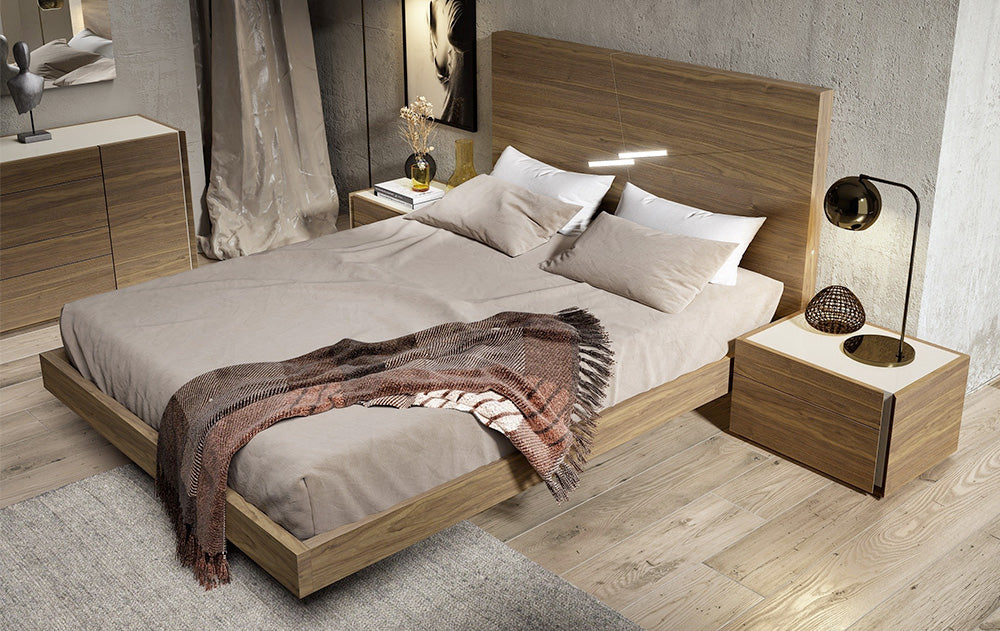 Faro Nightstand in Walnut - Canal Furniture