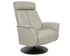 Bo Modern Recliner in Cement | Fjords - Canal Furniture