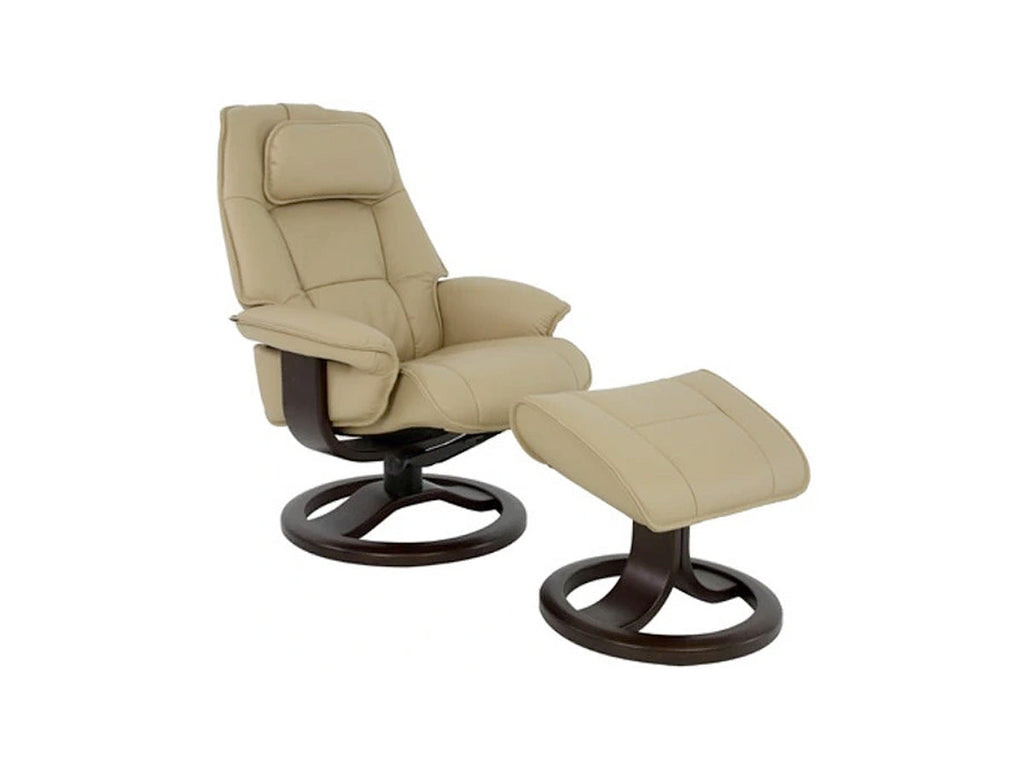 Fjords Chair Admiral R Recliner in Latte | Fjords