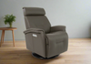 Fjords Chair Rome Graphite Recliner w/ Contrast Stitch | Fjords