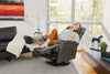 Fjords Chair Rome Ivory Recliner w/ Contrast Stitch | Fjords