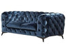 Glitz Fabric Sofa Collection in Blue | J&M Furniture