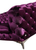 Glitz Fabric Chair in Purple | J&M Furniture