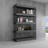 Grey Cloud Curio in High Gloss - Canal Furniture