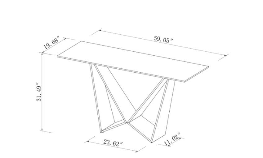 Harmony Console Table | J&M Furniture - Canal Furniture