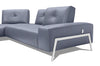 i763 Sectional Sofa in Light Blue | Incanto - Canal Furniture