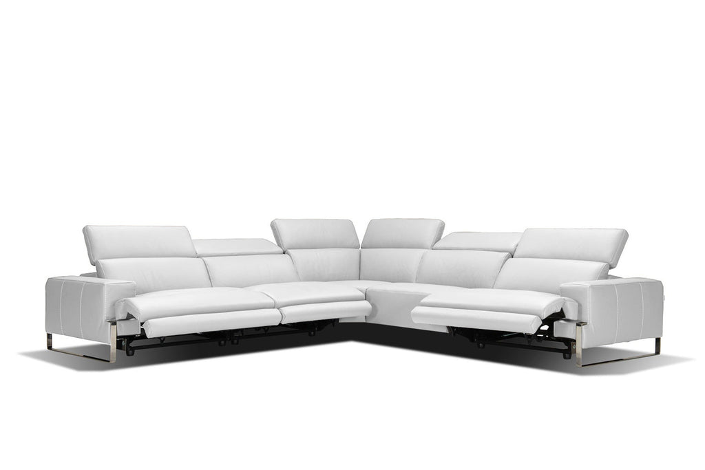 i768 Reclining Sectional Sofa in White | Incanto - Canal Furniture