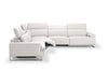 i768 Reclining Sectional Sofa in White | Incanto - Canal Furniture