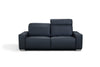i790 Reclining Leather Sofa in Blue | Incanto - Canal Furniture