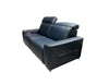 i790 Reclining Leather Loveseat in Blue | Incanto