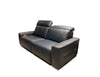 i790 Reclining Leather Sofa in Blue | Incanto - Canal Furniture