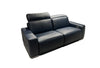 i790 Reclining Leather Sofa in Blue | Incanto