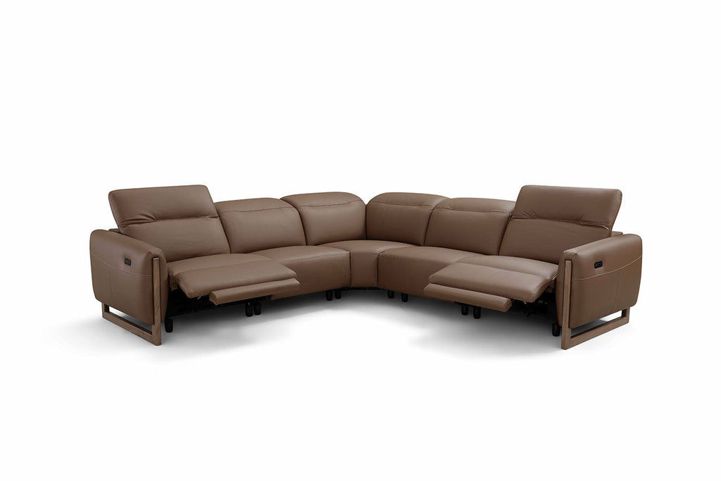 i952 Reclining Sectional in Light Grey | Incanto - Canal Furniture