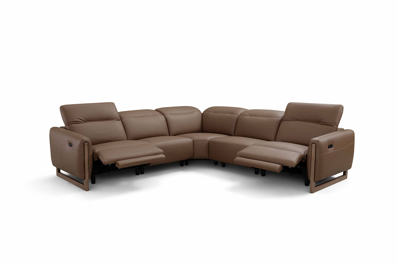 i952 Reclining Sectional in Light Grey | Incanto - Canal Furniture