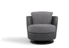 Incanto Italian Attitude Chair i743 Pienza Swivel/Rocking Armchair in Grey | Incanto