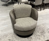 Incanto Italian Attitude Chair i743 Pienza Swivel/Rocking Armchair in Taupe | Incanto