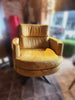 Incanto Italian Attitude Chair Thea I572 Lounge Fabric Armchair in Mustard | Incanto