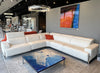 Incanto Italian Attitude Couches & Sofa i768 Reclining Sectional Sofa in White | Incanto