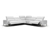 Incanto Italian Attitude Couches & Sofa i768 Reclining Sectional Sofa in White | Incanto