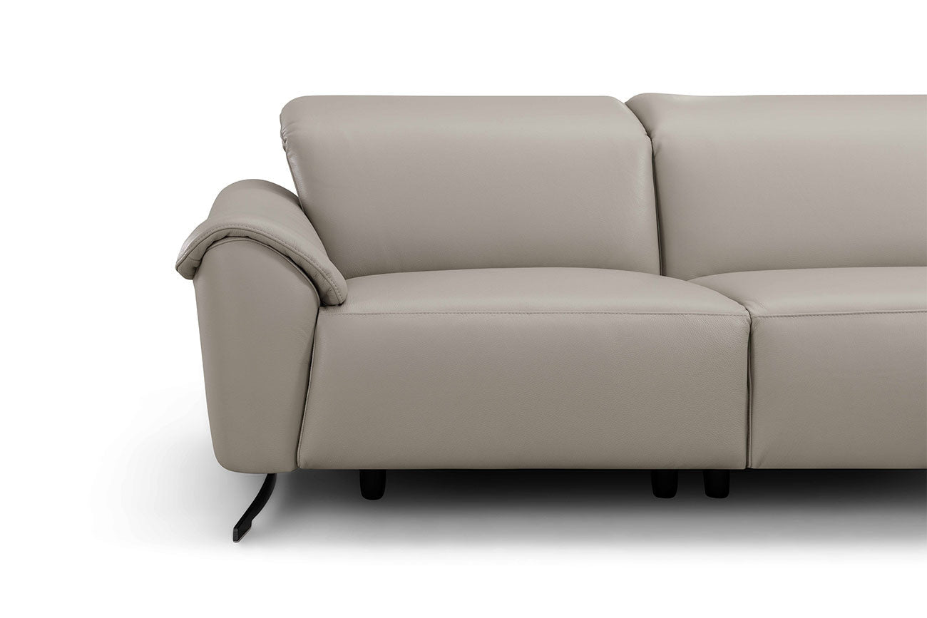 Incanto Italian Attitude Couches & Sofa i948 Reclining Sectional Sofa in taupe | Incanto