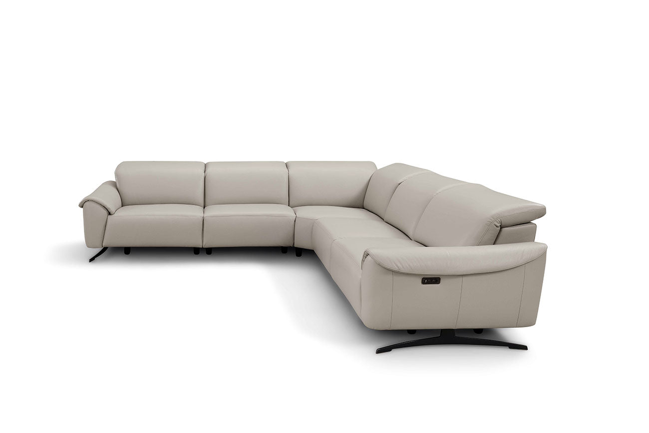 Incanto Italian Attitude Couches & Sofa i948 Reclining Sectional Sofa in taupe | Incanto