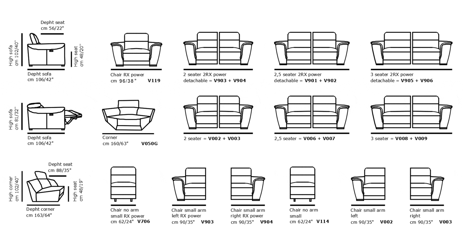 Incanto Italian Attitude Sofa Incanto I824 Sofa Collection