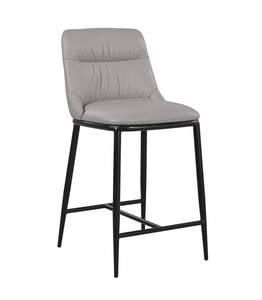 J and M Furniture Barstool Tsuki Counter Stool in 821 Grey
