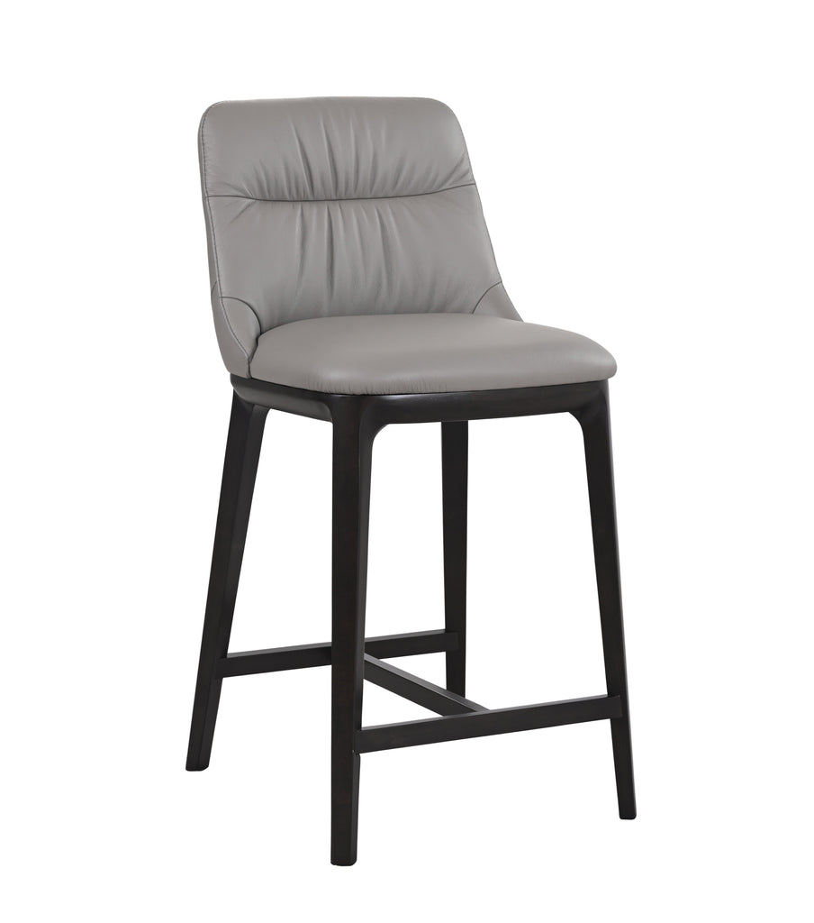 J and M Furniture Barstool Yuki Counter Stool in Grey 821